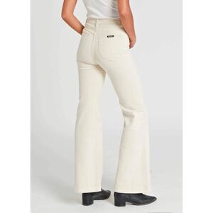 ROLLAS EASTCOAST FLARE - IVORY CREAM CORDUROY PANTS SIZE 27